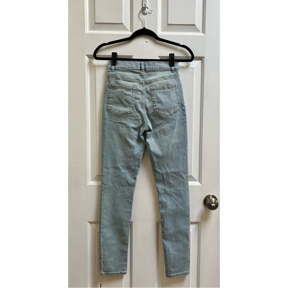 [Reformation] High Waisted Light Wash Skinny Jeans - Picture 2 of 4